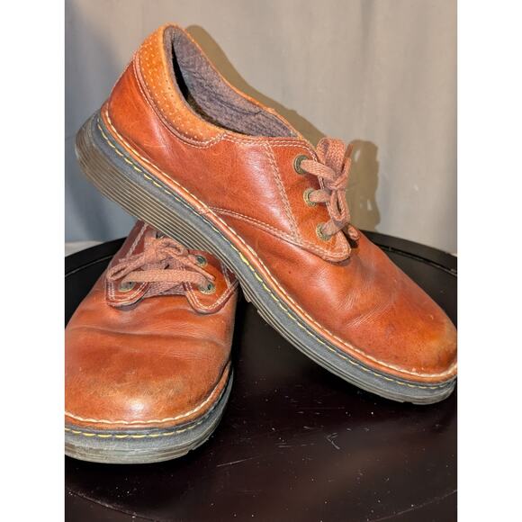 Dr Martens Shoes Mens Size 12 Mason Brown Leather Lace Up Oxfords